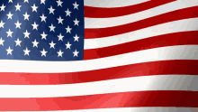 Animated waving flag of the United States